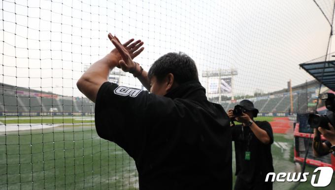프로야구 NC-키움의 창원 경기가 우천으로 취소됐다. /뉴스1 ⓒ News1 허경 기자
