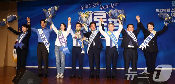 [사진] 민주당 최고위원 후보 8명 확정