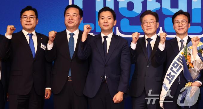 [사진] 한 자리에 모인 민주당 당대표 후보