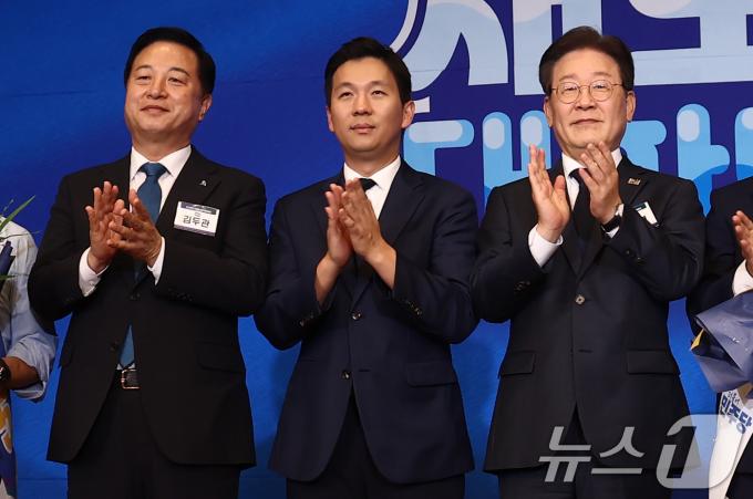 [사진] 민주당 당대표 후보 3인, 경선 없이 본선행