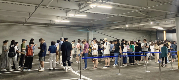 '푸르지오 라디우스 파크' 견본주택에 주말 동안 8000명의 방문객이 방문했다. /사진 제공=대우건설
