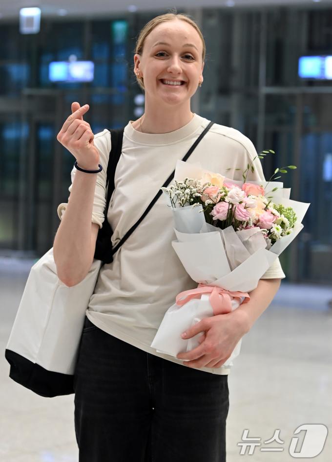 [사진] 스테파니 와일러 'GS칼텍스의 우승 위해 왔어요'