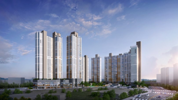  '반세권' 아파트값이 오름세를 보이자 이른바 '반도체 벨트'라 불리는 이천·용인·화성·평택의 주택 값이 가파르게 상승한다. 사진은 이천 부발역 에피트 투시도. /사진=HL디앤아이한라 제공