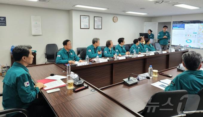 [사진] 학교시설 집중호우 대응 상황 점검