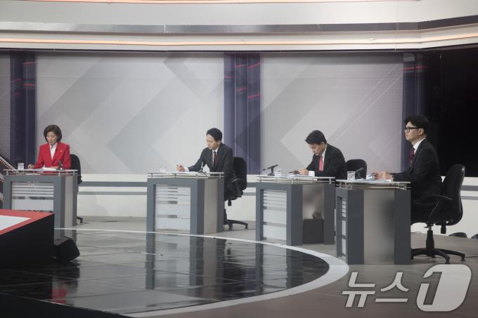 [사진] 국민의힘 제4차 전당대회 당대표 후보 토론회
