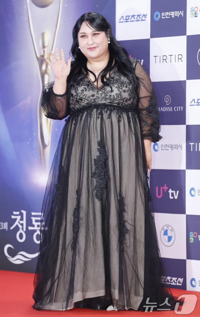 [사진] 풍자, 청룡시리즈어워즈 나들이