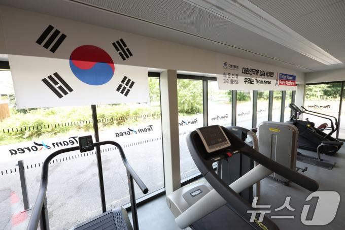 [사진] 여기는 팀코리아 파리 플랫폼 웨이트장