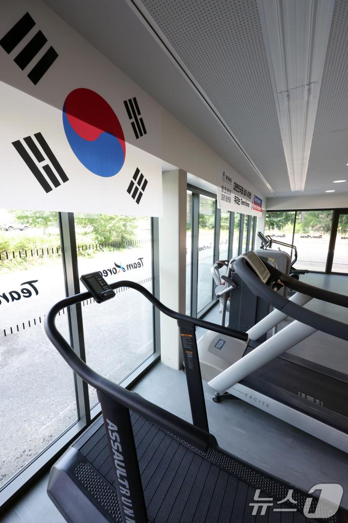 [사진] 태극기 아래서 흘린 땀, 결과로 돌아온다