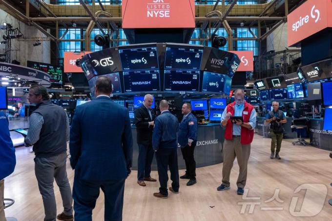 NYSE 트레이더들. ⓒ AFP=뉴스1