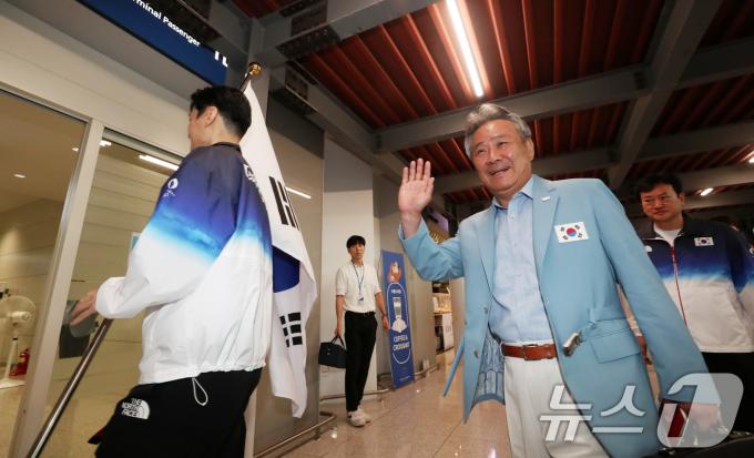 [사진] 파리 올림픽 무대 향하는 한국 선수단
