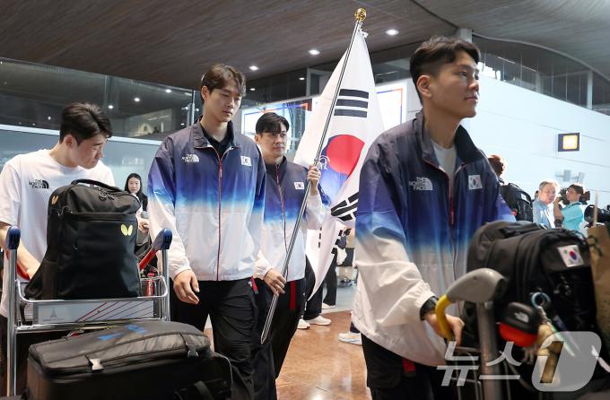 [사진] 파리올림픽 대한민국 본단 파리 입성