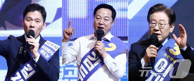 [사진] 민주당 당대표 후보, 강원도 지지호소