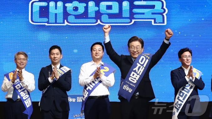 [사진] 이재명, 강원서 90% 득표로 압승