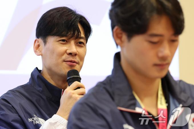 [사진] '파리 올림픽 출격' 각오 밝히는 구본길