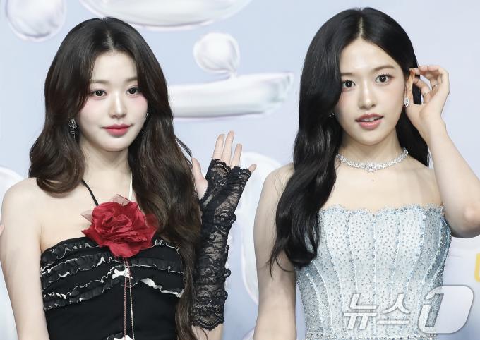 [사진] 가요대전 참석한 장원영과 안유진