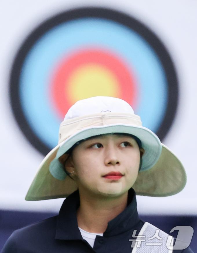 [사진] 금메달 사냥 준비하는 양궁 임시현