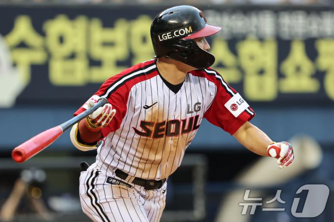 [사진] LG 박해민, 적시타!