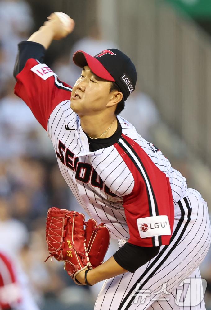[사진] LG 유영찬, 내가 막는다!