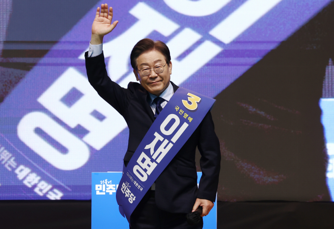이재명 후보가 당대표 연임 가능성을 높였다. /사진=뉴스1