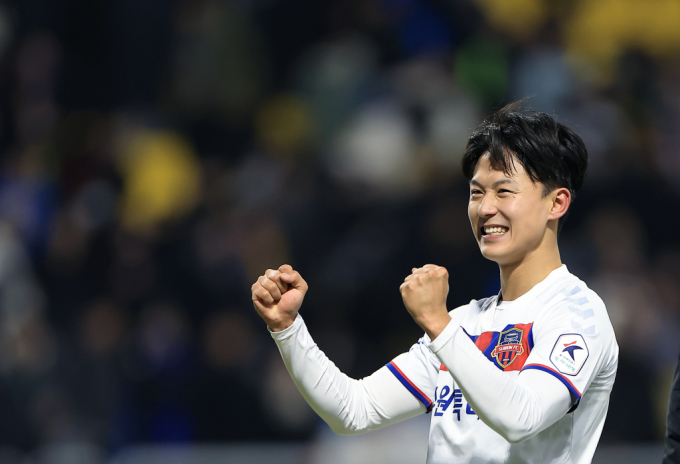프로축구 수원FC 소속 이승우가 전북 현대로의 이적 소식을 직접 팬들에게 전했다. 사진은 올시즌 이승우의 경기 모습. /사진=뉴스1