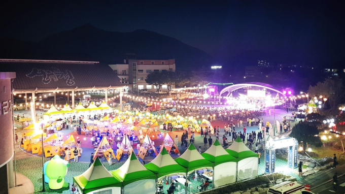 지난해 산청 빛 축제 장면/사진=산청군