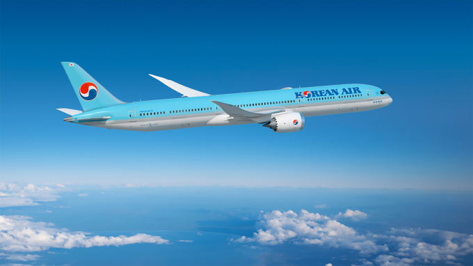 대한항공의 최신 기종 B787-10 /사진=대한항공