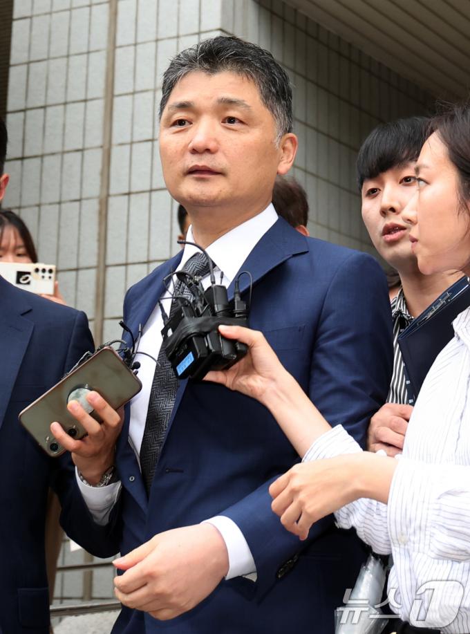 [사진] ‘SM 시세조종’ 혐의, 카카오 김범수 영장실질심사 종료
