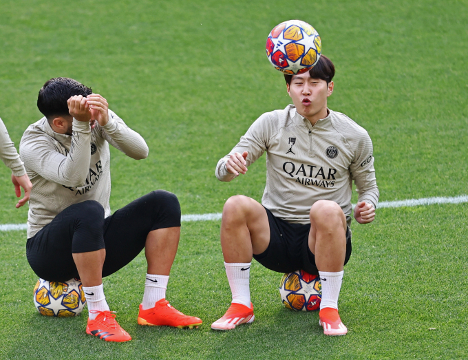 프랑스 프로축구 PSG 한국인 선수 이강인이 팀 훈련에 복귀했다. /사진= 로이터