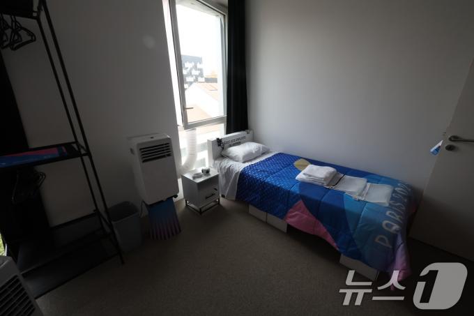 [사진] 파리올림픽 대한민국 선수단 숙소에 이동식에어컨 설치