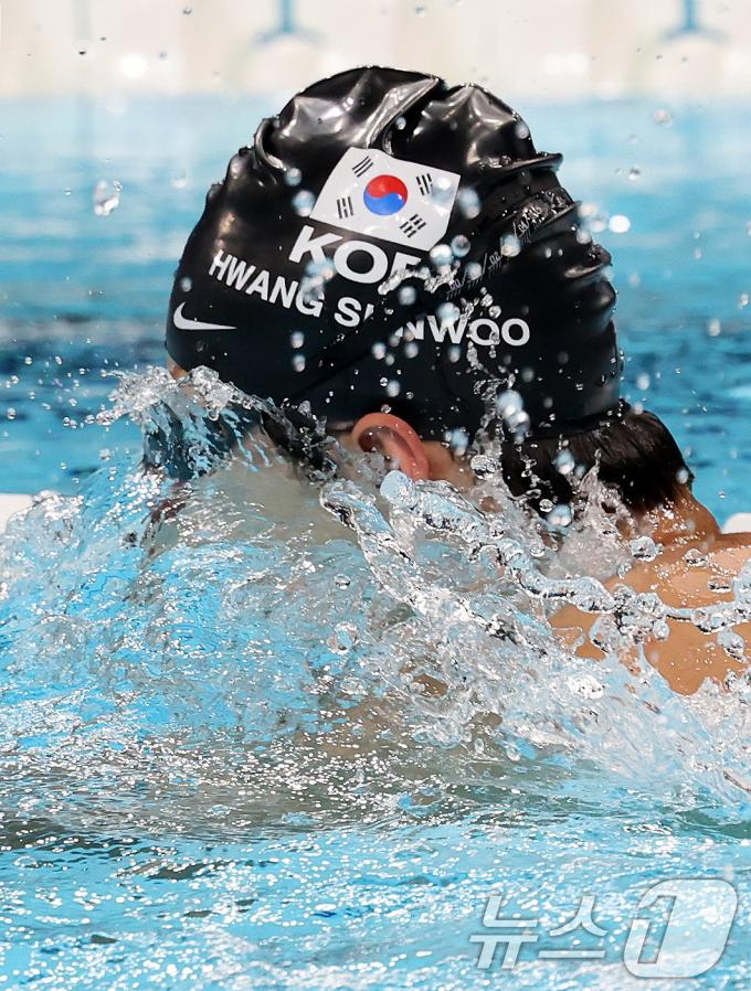 [사진] 황선우의 금빛 레이스는 시작됐다
