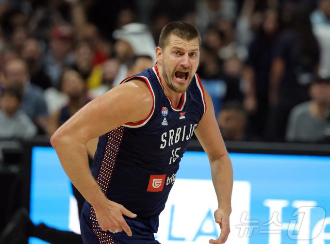 2023-2024 NBA 최우수선수(MVP)니콜라 요키치가 세르비아 대표로 2024 파리 올림픽에 출전한다. ⓒ 로이터=뉴스1 ⓒ News1 원태성 기자