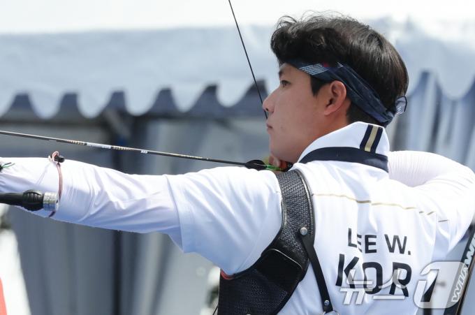 [사진] 이우석 '금빛 과녁 조준'