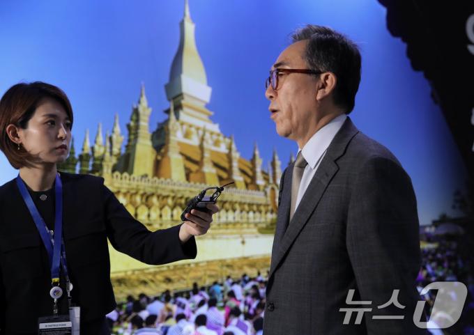 [사진] '아세안 외교전' 포부 밝히는 조태열 외교장관