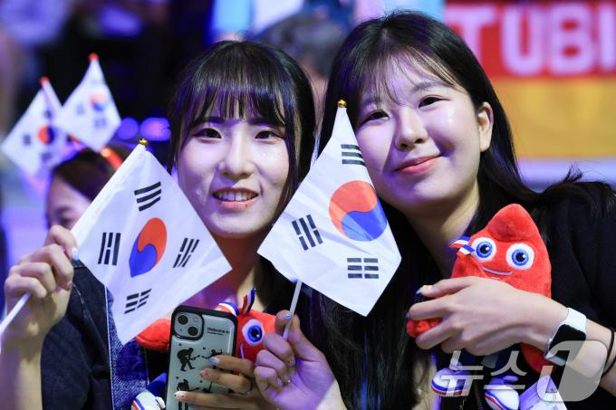 [사진] '대한민국 핸드볼 첫 승 기원'