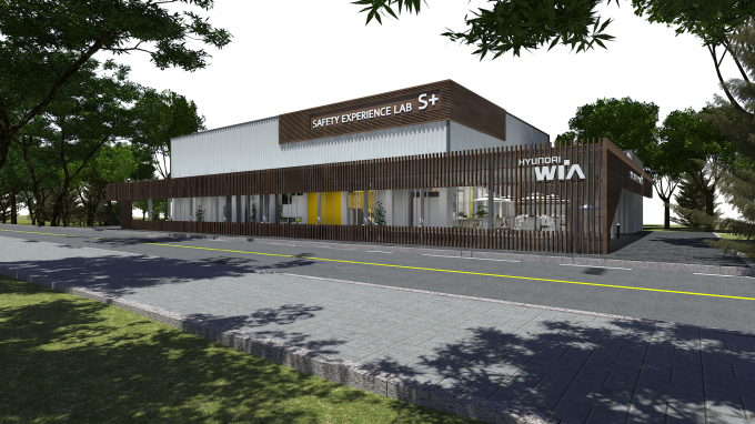 현대위아가 경남 창원시 본사에 설치한 '체험형 안전교육센터' /사진=현대위아  