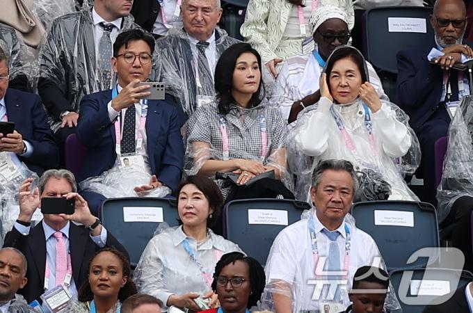 [사진] '스포츠에 진심' 삼성家…파리올림픽 개회식 참석