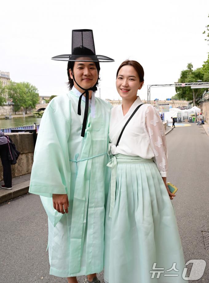 [사진] 올림픽 개회식, 한복 차려입고!