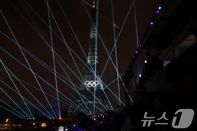 [사진] 조명 밝히는 에펠탑