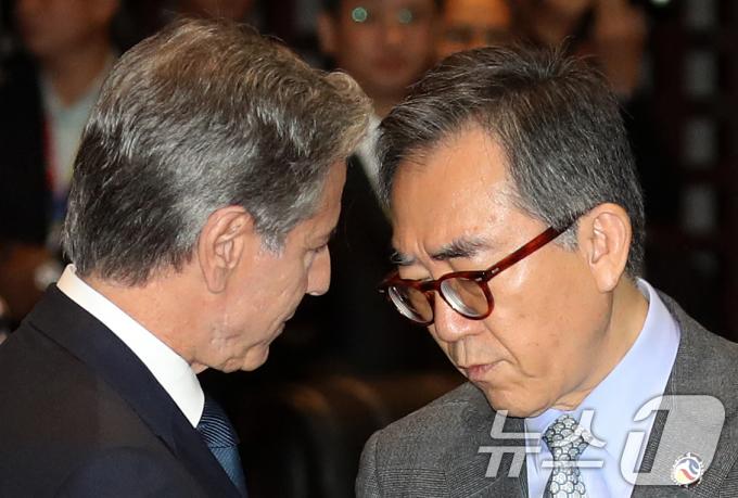 [사진] 북러 밀착에 맞선 '한미 밀착'