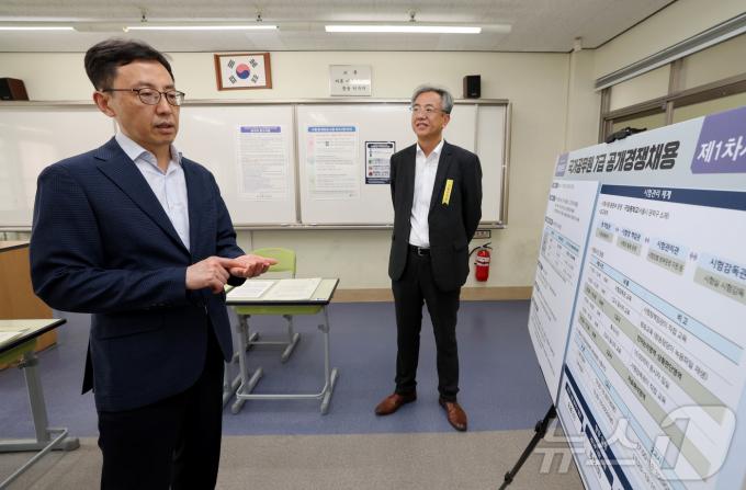 [사진] 연원정 처장, 국가공무원 시험 상황 점검