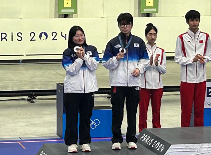 [사진] 금지현·박하준, 한국 첫 메달 수확