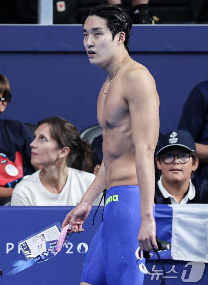 [사진] 예선 7위로 결승 진출한 김우민