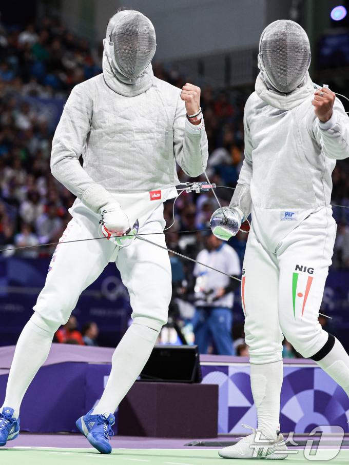 [사진] 포효하는 오상욱