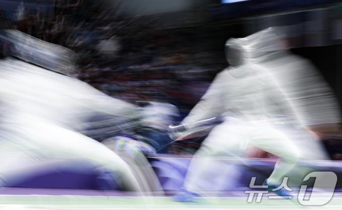 [사진] 그림같은 펜싱 경기