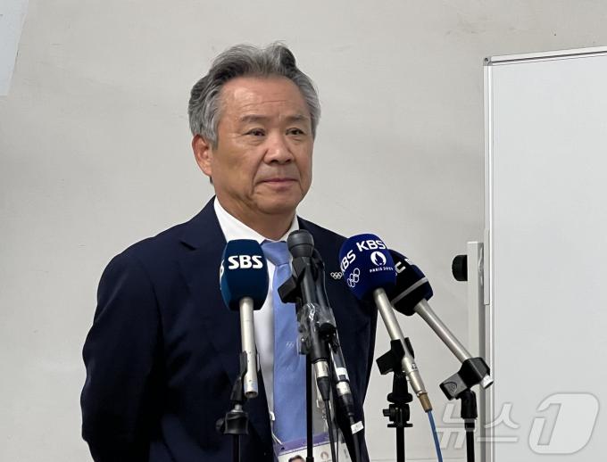[사진] 북한 호명 사고에 대응 나선 이기흥 대한체육회장