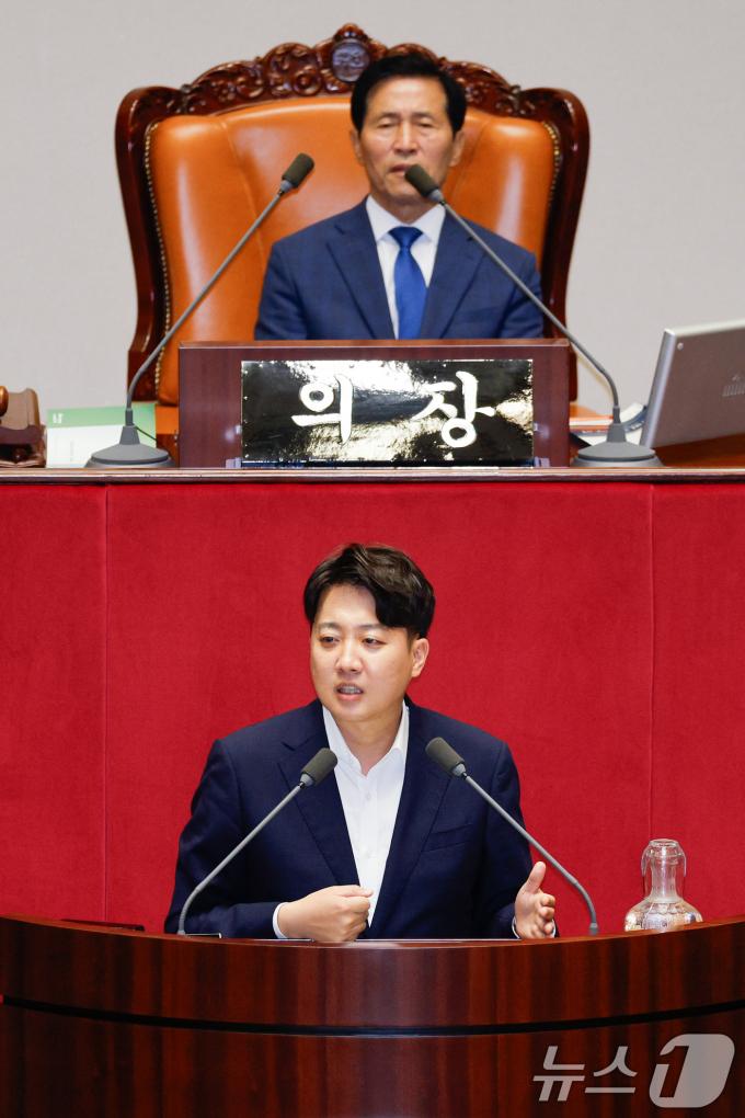 [사진] 이준석, 방문진법 개정안 무제한 토론