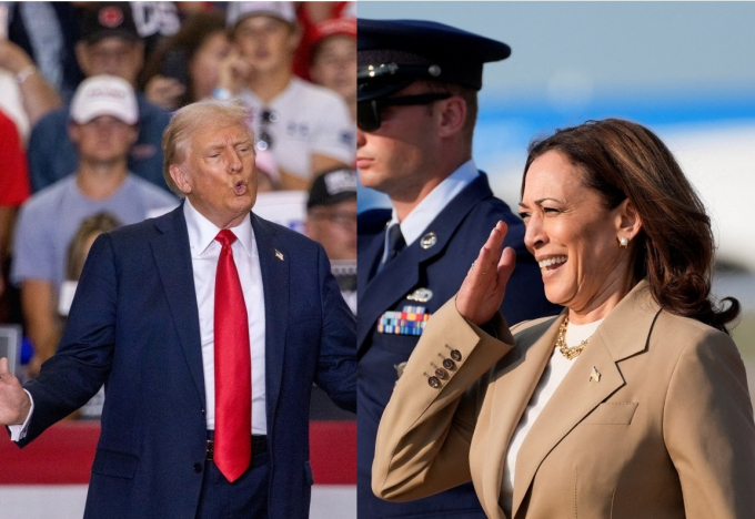 트럼프 전 대통령과 해리스 부통령 /사진=로이터