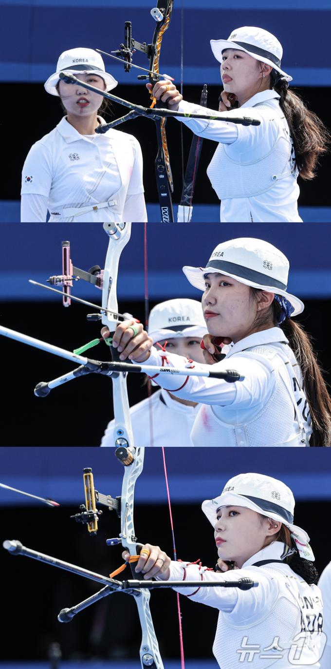 [사진] 10연패 도전 나서는 양궁대표팀 '금빛 활시위 당기다'