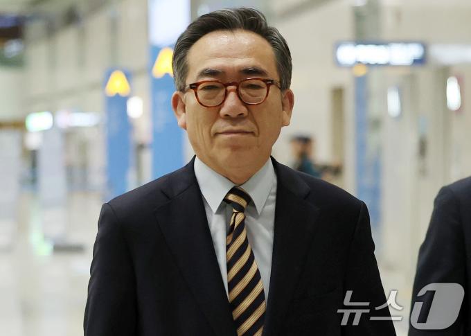 [사진] 아세안 외교장관회의 일정 마치고 귀국하는 조태열 장관