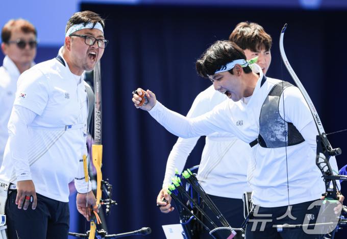 [사진] 3연패 도전 나서는 남자 양궁대표팀